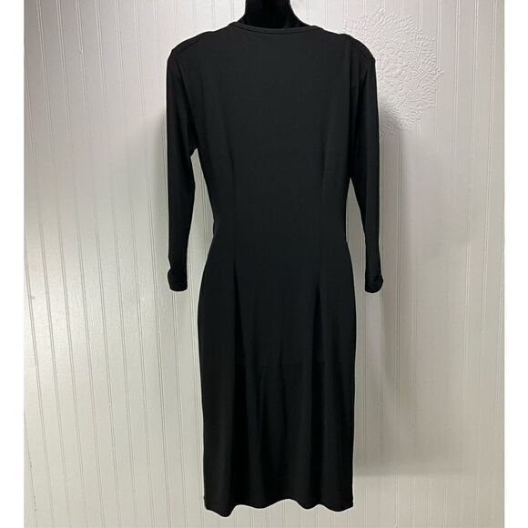 CARMEN MARC VALVO Faux Wrap Dress - Picture 4 of 5